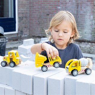 Construction vehicles set - 3 pieces